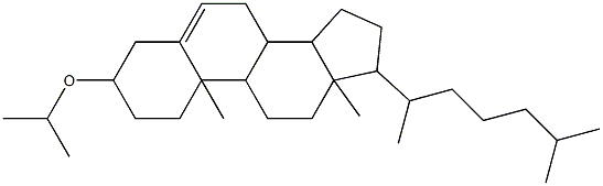 3β-Isopropoxycholest-5-ene 结构式