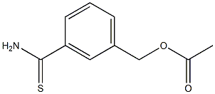 3-(乙酰氧基甲基)硫代苯甲酰胺, 1256483-06-3, 结构式