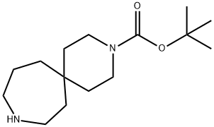 3,9-ジアザスピロ[5.6]ドデカン-3-カルボン酸TERT-ブチル 化学構造式