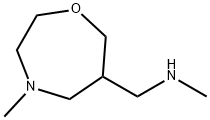N,N-ジメチル-1-(1,4-オキサゼパン-6-イル)メタンアミン二塩酸塩 化学構造式