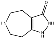 1,4,5,6,7,8-ヘキサヒドロピラゾロ[3,4-D]アゼピン-3-オール DIHYDROCHLORIDE 化学構造式