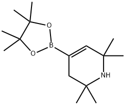 2,2,6,6,-四甲基-1,2,3,6-四氢代-4-吡啶硼酸频那醇酯,1257651-11-8,结构式