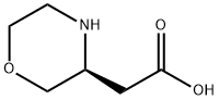 (S)-Morpholin-3-yl-acetic acid Structure
