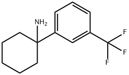 1-[3-(Trifluoromethyl)phenyl]cyclohexylamine Struktur