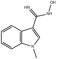 N'-hydroxy-1-methyl-1H-indole-3-carboxamidine Struktur