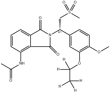 阿普斯特-D5, 1258597-47-5, 结构式