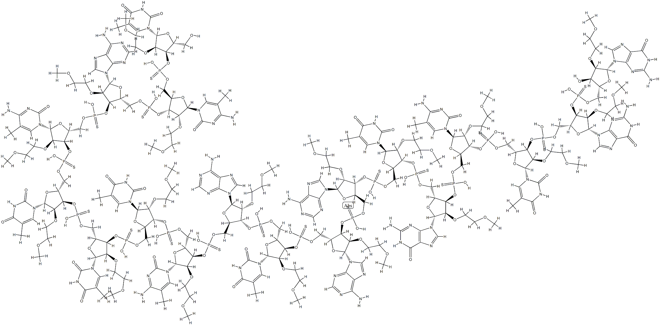 寡核苷酸, 1258984-36-9, 结构式