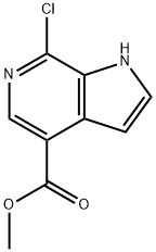 1H-?Pyrrolo[2,?3-?c]?pyridine-?4-?carboxylic acid, 7-?chloro-?, methyl ester Struktur