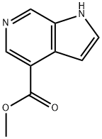 6-氮杂-4-羧酸甲酯吲哚, 1260385-72-5, 结构式