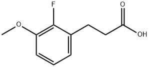3-(2-Fluoro-3-methoxy-phenyl)-propionic acid Structure