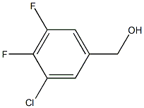 (3-氯-4,5-二氟苯基)甲醇,1260790-50-8,结构式