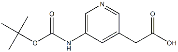 (5-tert-Butoxycarbonylamino-pyridin-3-yl)-acetic acid|