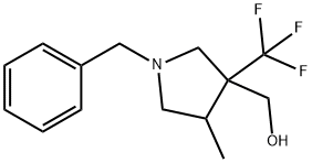 1260884-74-9 (1-Benzyl-4-methyl-3-trifluoromethyl-pyrrolidin-3-yl)-methanol