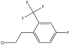 1-(2-chloroethyl)-4-fluoro-2-(trifluoromethyl)benzene Structure