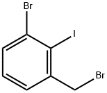 2-Bromo-3-iodobenzyl bromide Structure