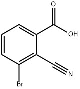 3-BroMo-2-cyanobenzoic acid Structure