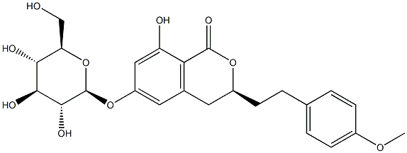 アグリモノリド 6-O-グルコシド 化学構造式