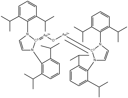 1262545-44-7 双{1,3-双[2,6-双(1-甲基乙基)苯基]-1,3-二氢-2H-咪唑-2-亚基}-Μ-羟基二金(I)四氟硼酸盐