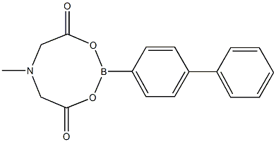 4-联苯硼酸MIDA酯, 1262967-24-7, 结构式