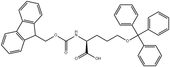 N-BOC-5-O-TRT-L-正缬氨酸, 1263044-38-7, 结构式