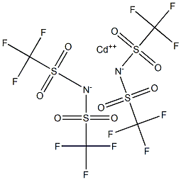 CadMiuM bis(trifluoroMethylsulfonyl)iMide Structure