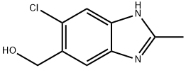 1H-Benzimidazole-5-methanol,6-chloro-2-methyl-(9CI) Structure
