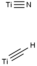 腈化钛,12654-86-3,结构式