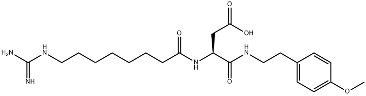 8-guanidinooctanoyl-Asp-2-(4-methoxyphenyl)ethylamide|