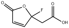 2-Furanaceticacid,2-fluoro-2,5-dihydro-5-oxo-(9CI) Structure