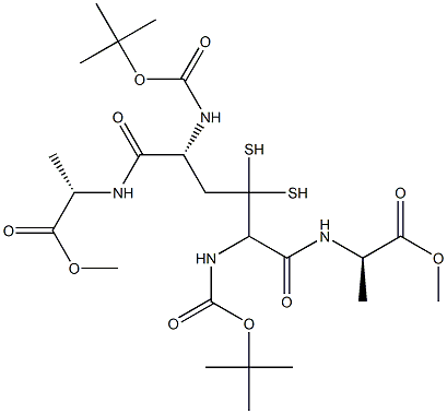 S,S'-bis(tert-butyloxycarbonyl-cysteinylalanine methyl ester)|