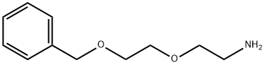 ([2-(2-アミノエトキシ)エトキシ]メチル)ベンゼン 化学構造式
