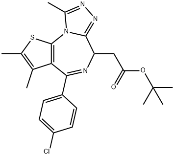 1268524-69-1 2-(4-(4-氯苯基)-2,3,9-三甲基-6H-噻吩并[3,2-F] [1,2,4]三唑并[4,3-A][1,4]二氮杂-6-基)乙酸叔丁酯
