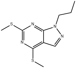 126867-54-7 4,6-Bis(methylthio)-1-propyl-1H-pyrazolo[3,4-d]pyrimidine
