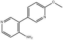 6'-甲氧基-[3,3'-联吡啶]-4-胺 结构式