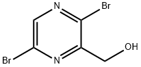 3,6-Dibromo-pyrazin-2-yl)-methanol Struktur