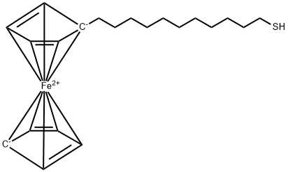 11-Ferrocenyl-1-Undecanethiol Struktur