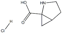 2-azabicyclo[3.1.0]hexane-1-carboxylic acid hydrochloride Structure