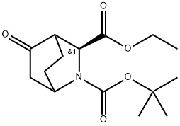 Racemic-(1S,3S,4S)-2-Tert-Butyl 3-Ethyl 5-Oxo-2-Azabicyclo[2.2.2]Octane-2,3-Dicarboxylate(WX120271) Structure