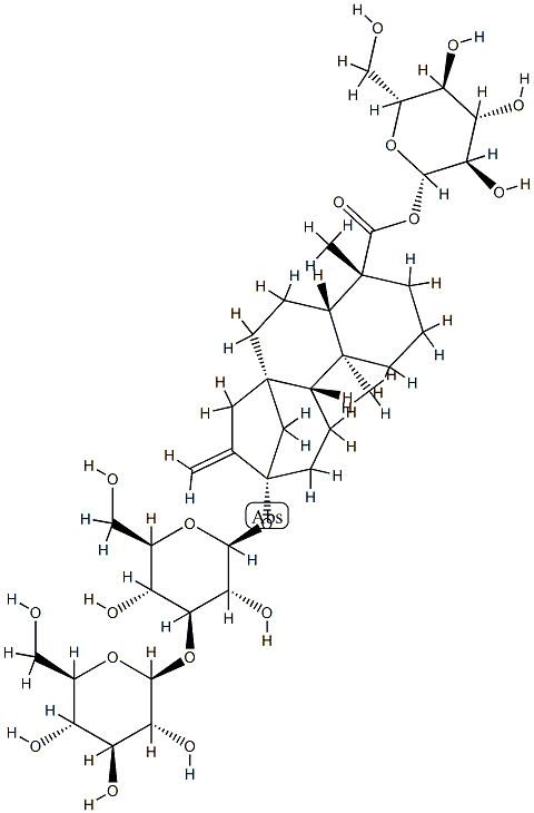 莱苞迪苷G,127345-21-5,结构式