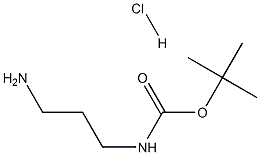 N-BOC-1,3-二氨基丙烷盐酸盐,127346-48-9,结构式