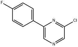 2-CHLORO-6-(4-FLUOROPHENYL)PYRAZINE(WXFC0484), 1273550-42-7, 结构式