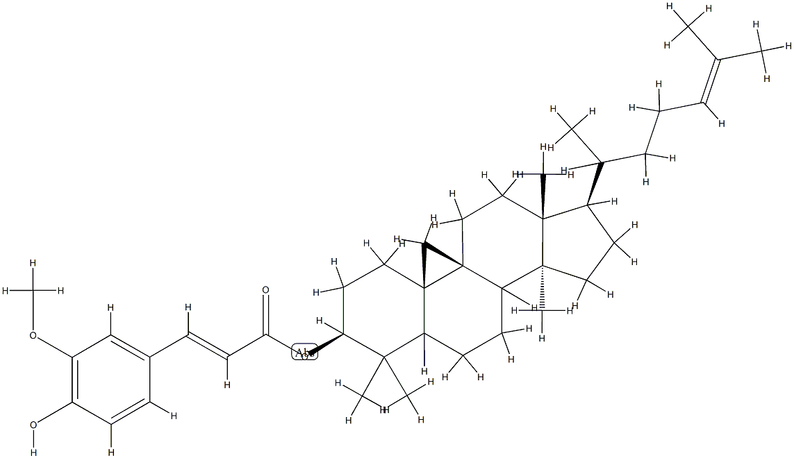 谷维素, 12738-23-7, 结构式