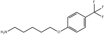 5-(4-(三氟甲基)苯氧基)戊烷-1-胺, 1274031-83-2, 结构式