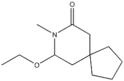 8-Azaspiro[4.5]decan-7-one,9-ethoxy-8-methyl-(9CI) Structure
