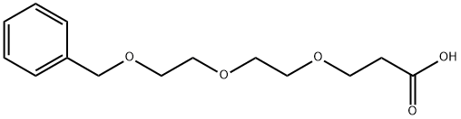 Benzyl-PEG3-acid Structure