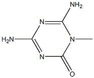 1,3,5-Triazin-2(1H)-one,4,6-diamino-1-methyl-(9CI) Struktur