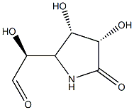 2-Pyrrolidineacetaldehyde,-alpha-,3,4-trihydroxy-5-oxo-,[2S-[2-alpha-(S*),3-alpha-,4-alpha-]]-(9CI) Structure
