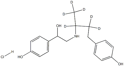ラクトパミン-D6塩酸塩 化学構造式