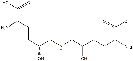 5,5'-dihydroxylysylnorleucine Structure