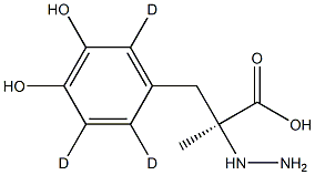 (S)-(-)-卡比多巴-D3,1276732-89-8,结构式